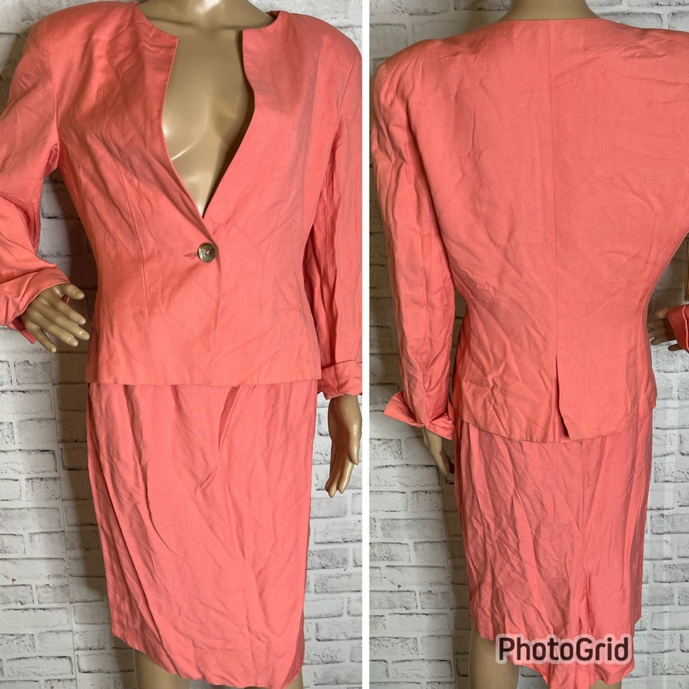 Christian Dior vintage the suit skirt blazer set